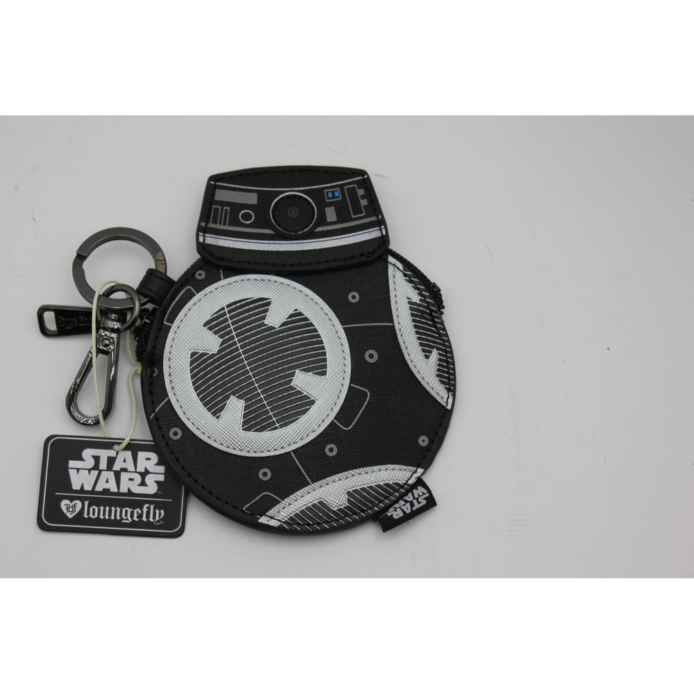 Loungefly Star Wars BB-9E Droid Coin Pouch Keychain Bag Charm Black New NWT